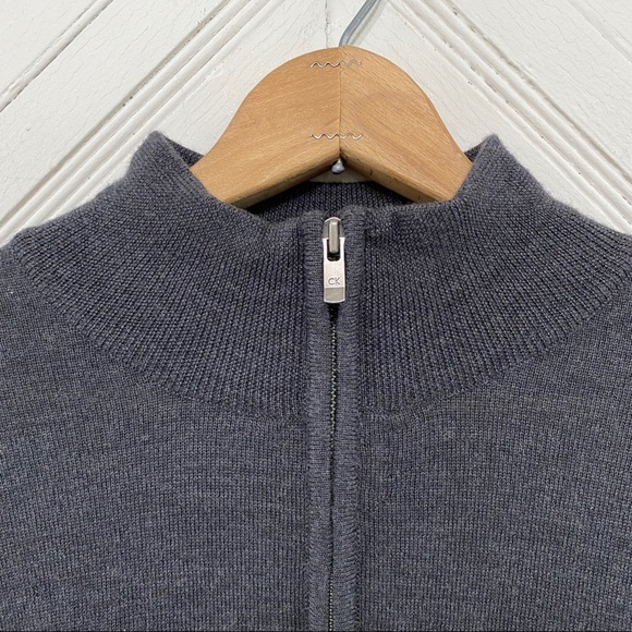 NWT Calvin Klein Extra Fine Merino Wool Sweater - Picture 4 of 12